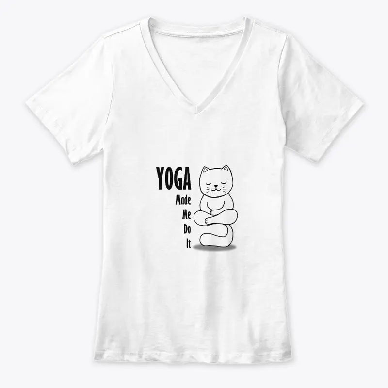 Yoga Made me do it - cat design