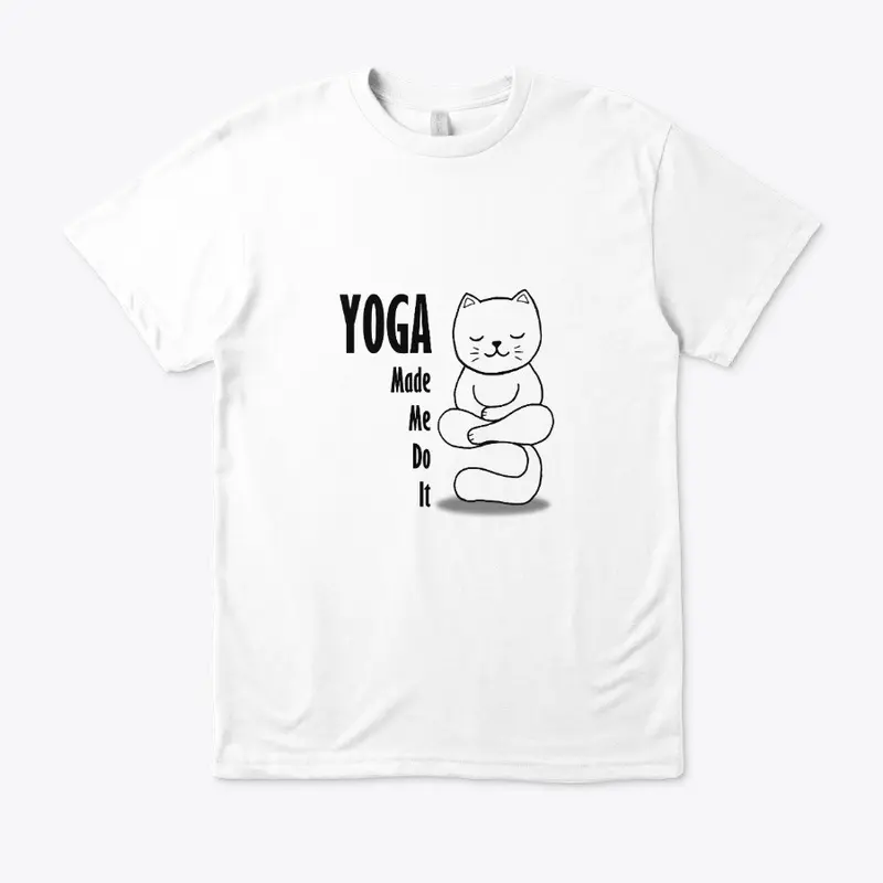 Yoga Made me do it - cat design