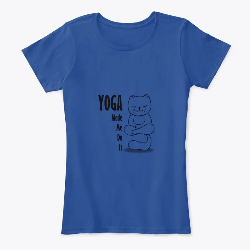 Yoga Made me do it - cat design