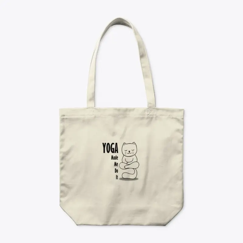 Yoga Made me do it - cat design