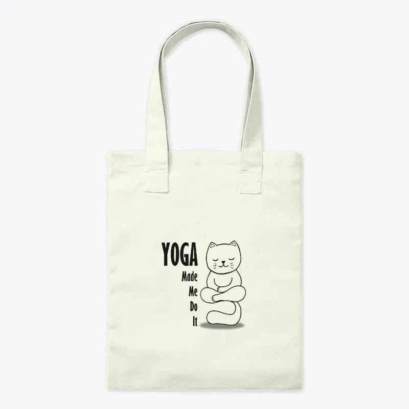 Yoga Made me do it - cat design