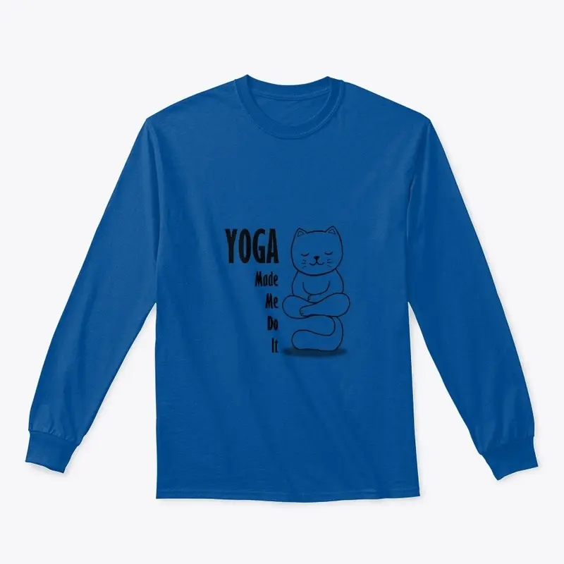 Yoga Made me do it - cat design