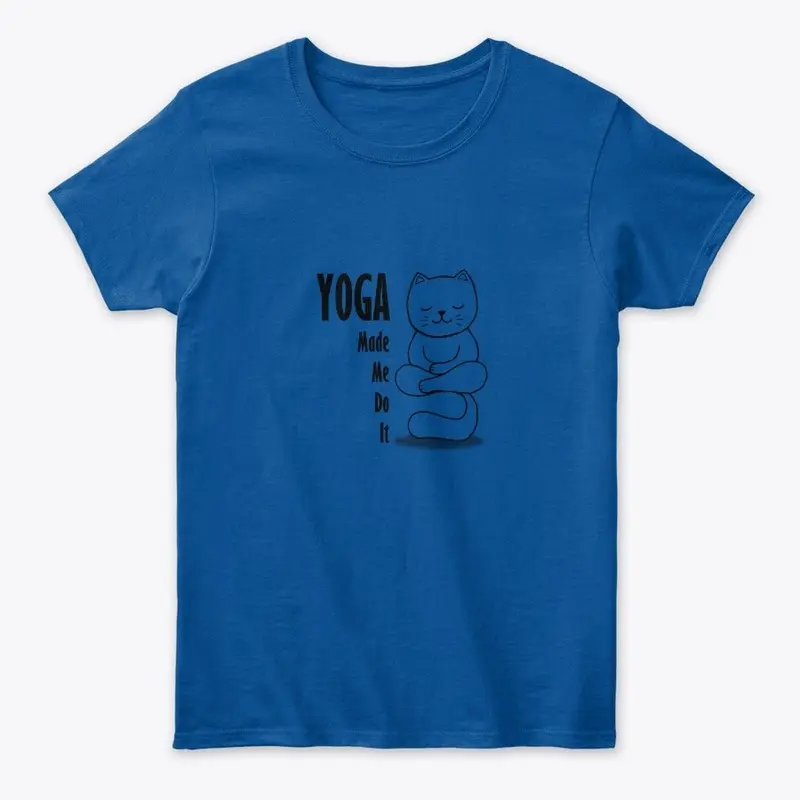 Yoga Made me do it - cat design