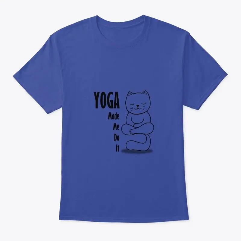 Yoga Made me do it - cat design